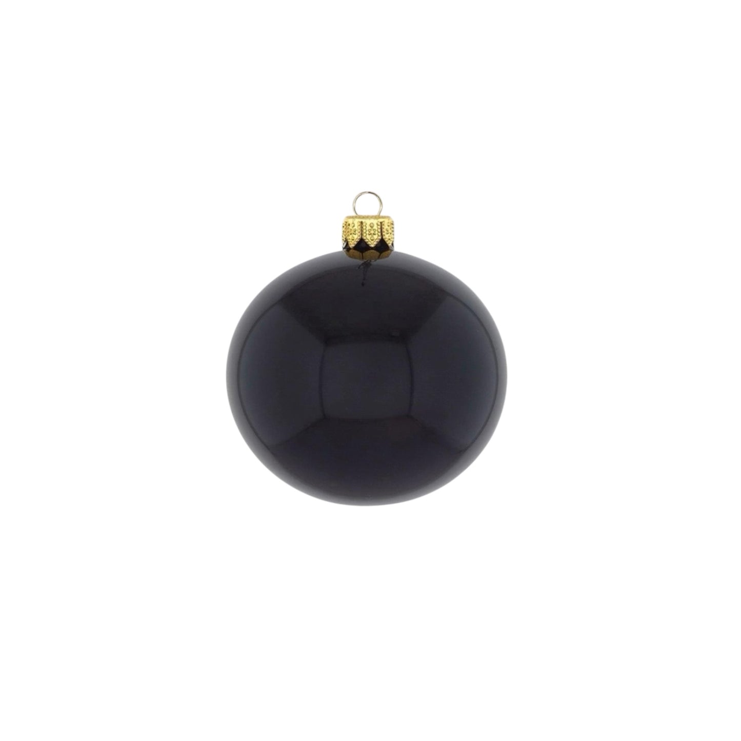 Kaheku Weihnachtskugel Basic opak Schwarz