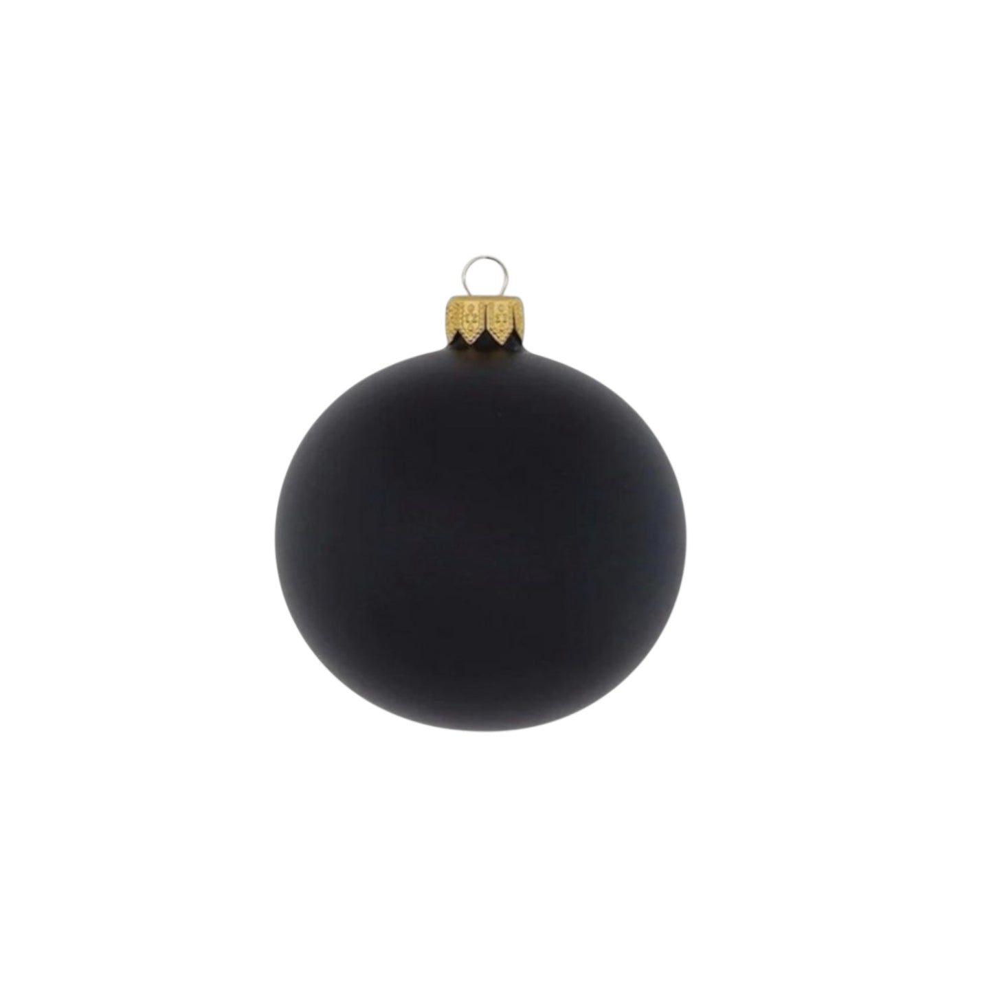 Kaheku Weihnachtskugel Basic matt Schwarz