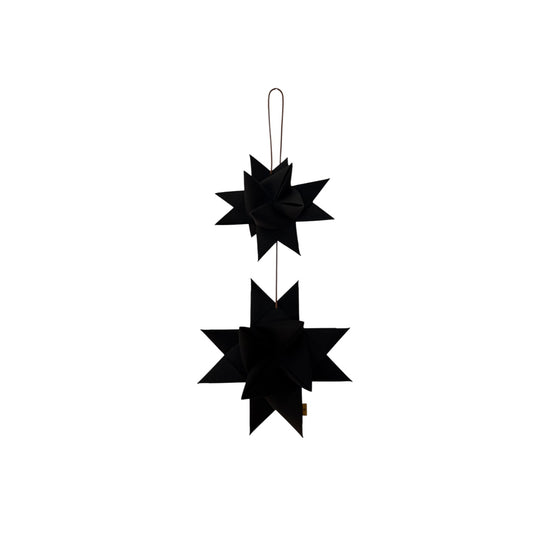 Stjernefabrikken Sterne Türset Canvas (2- er Set) Schwarz