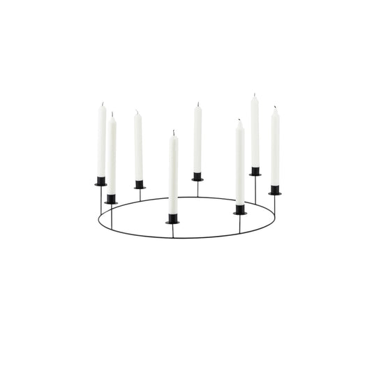 House Doctor Kerzenring Schwarz