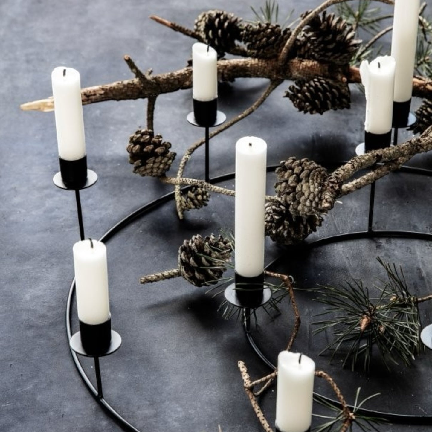 House Doctor Kerzenring Schwarz