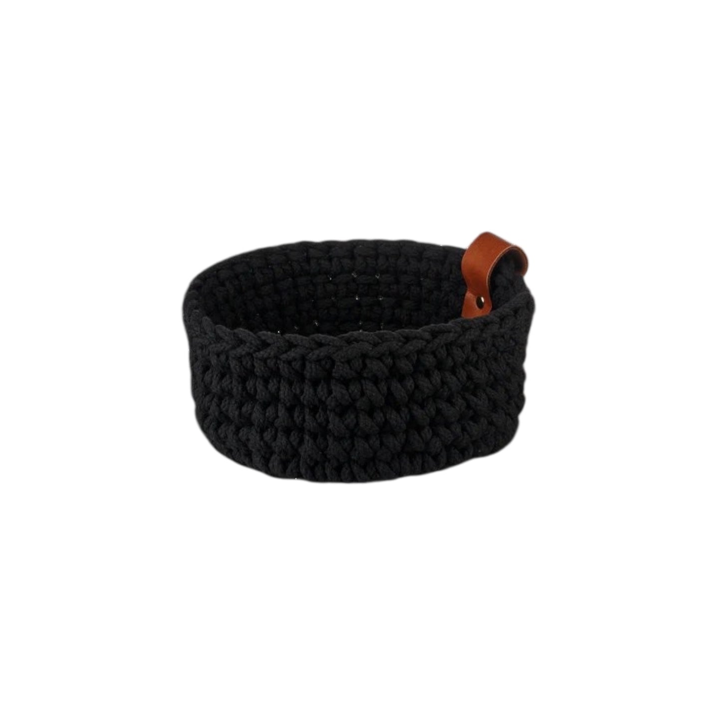 Häckelkorb Schwarz