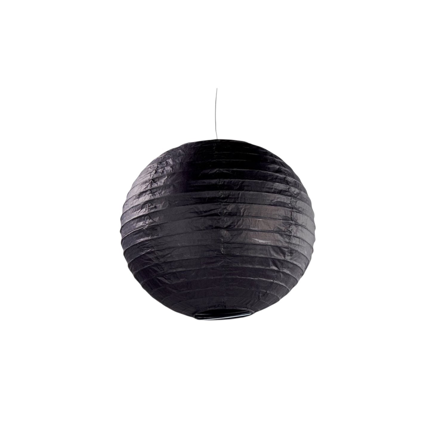 Lampion Papier Schwarz