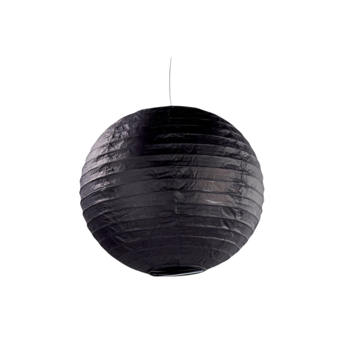 Lampion Papier Schwarz