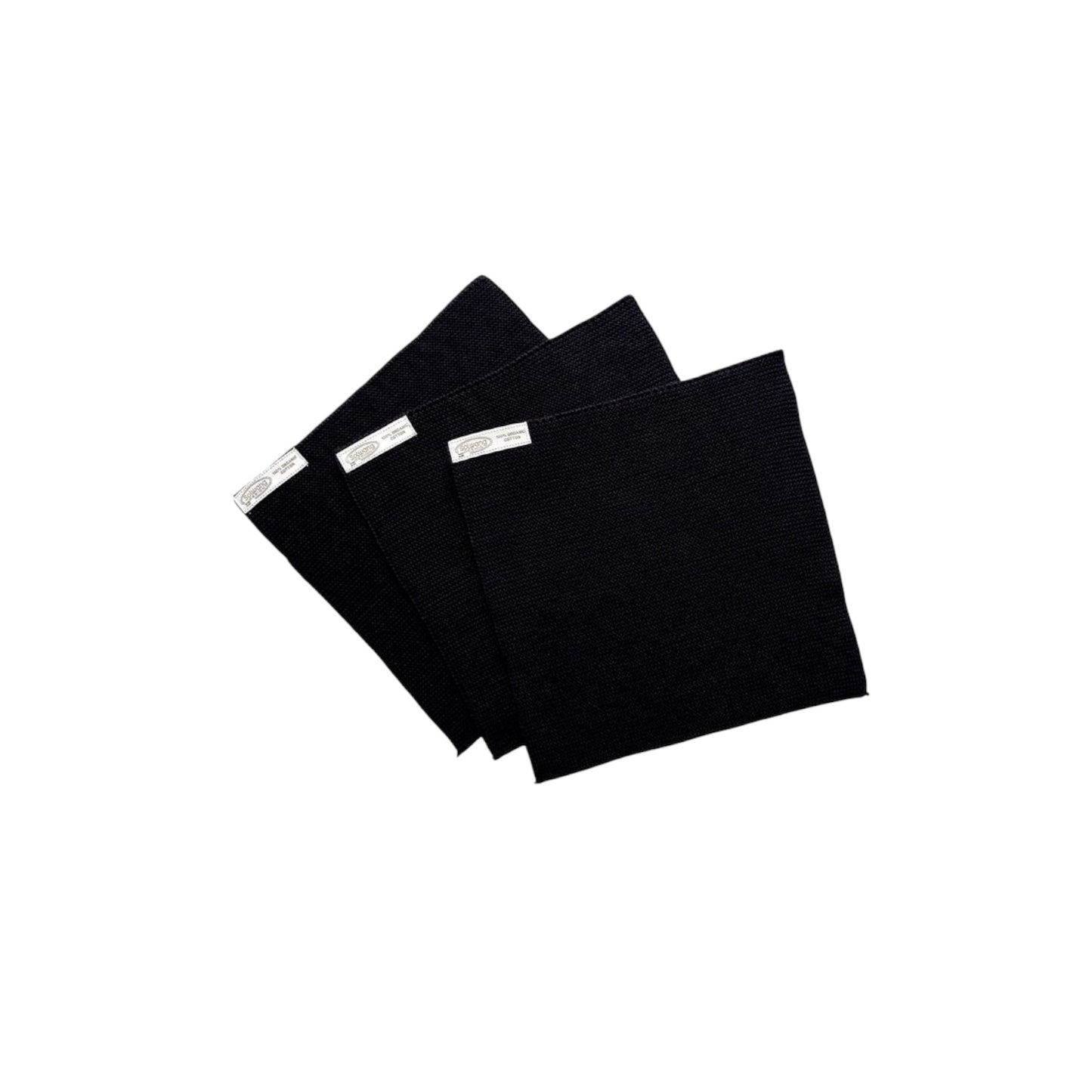 Solwang Wischtuch BIO (3-er Set) Schwarz
