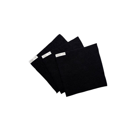 Solwang Wischtuch BIO (3-er Set) Schwarz