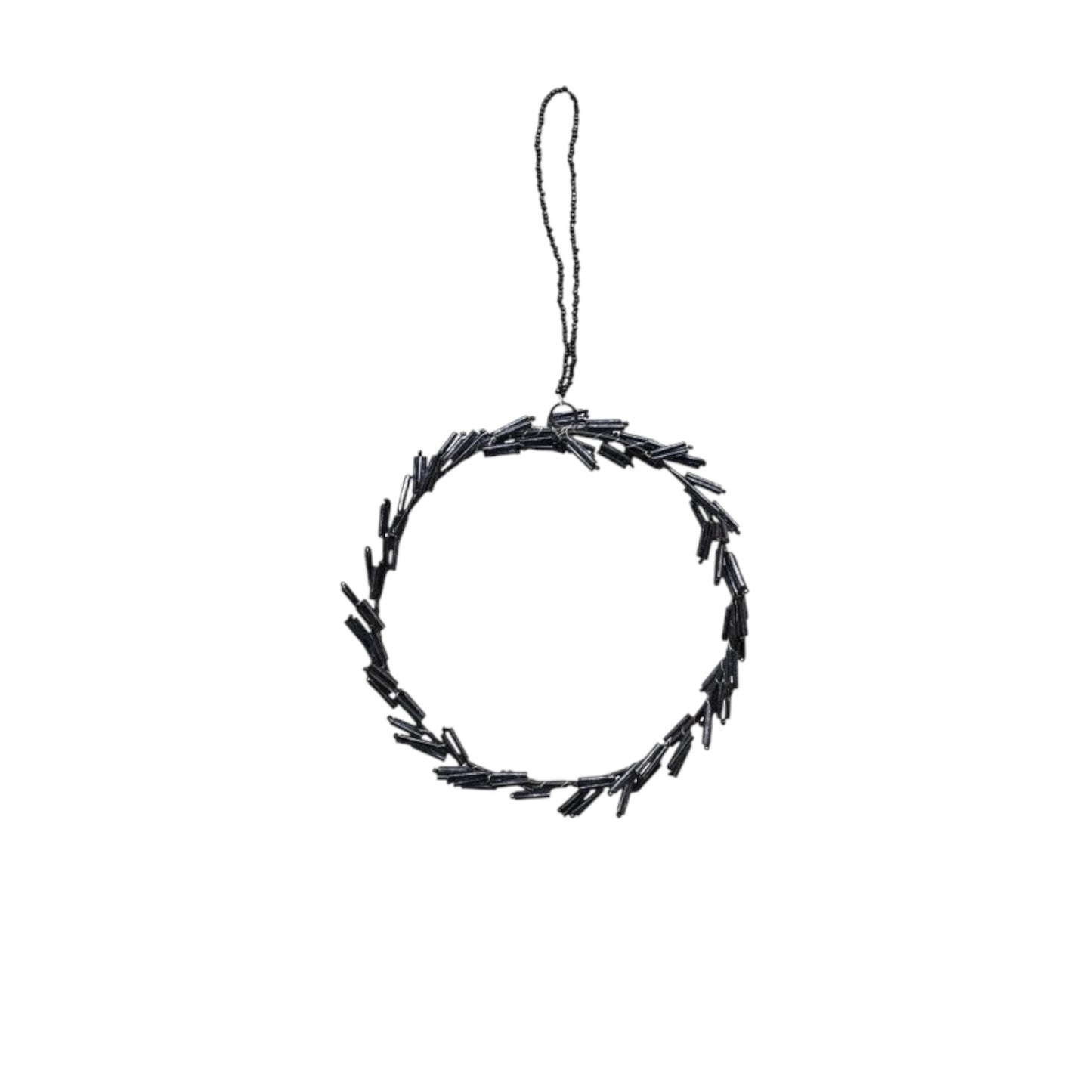 Ring Teal Perlen Schwarz