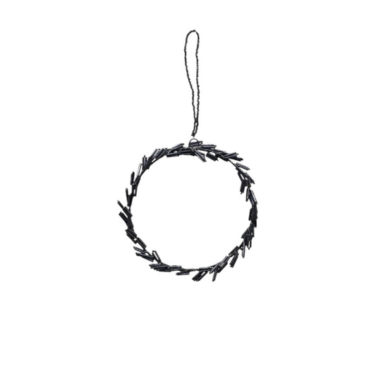 Ring Teal Perlen Schwarz