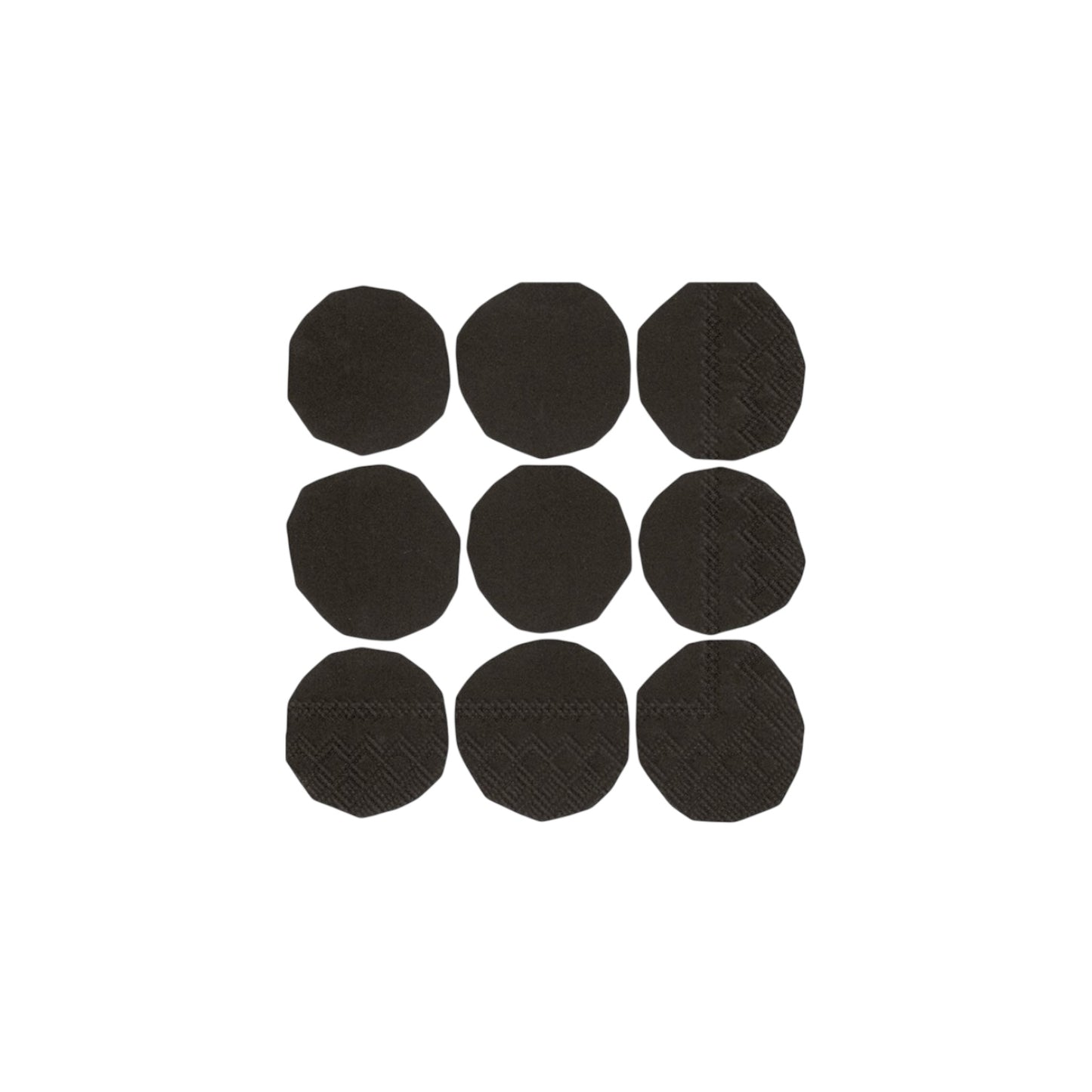 marimekko Lunch Servietten Kivet Schwarz