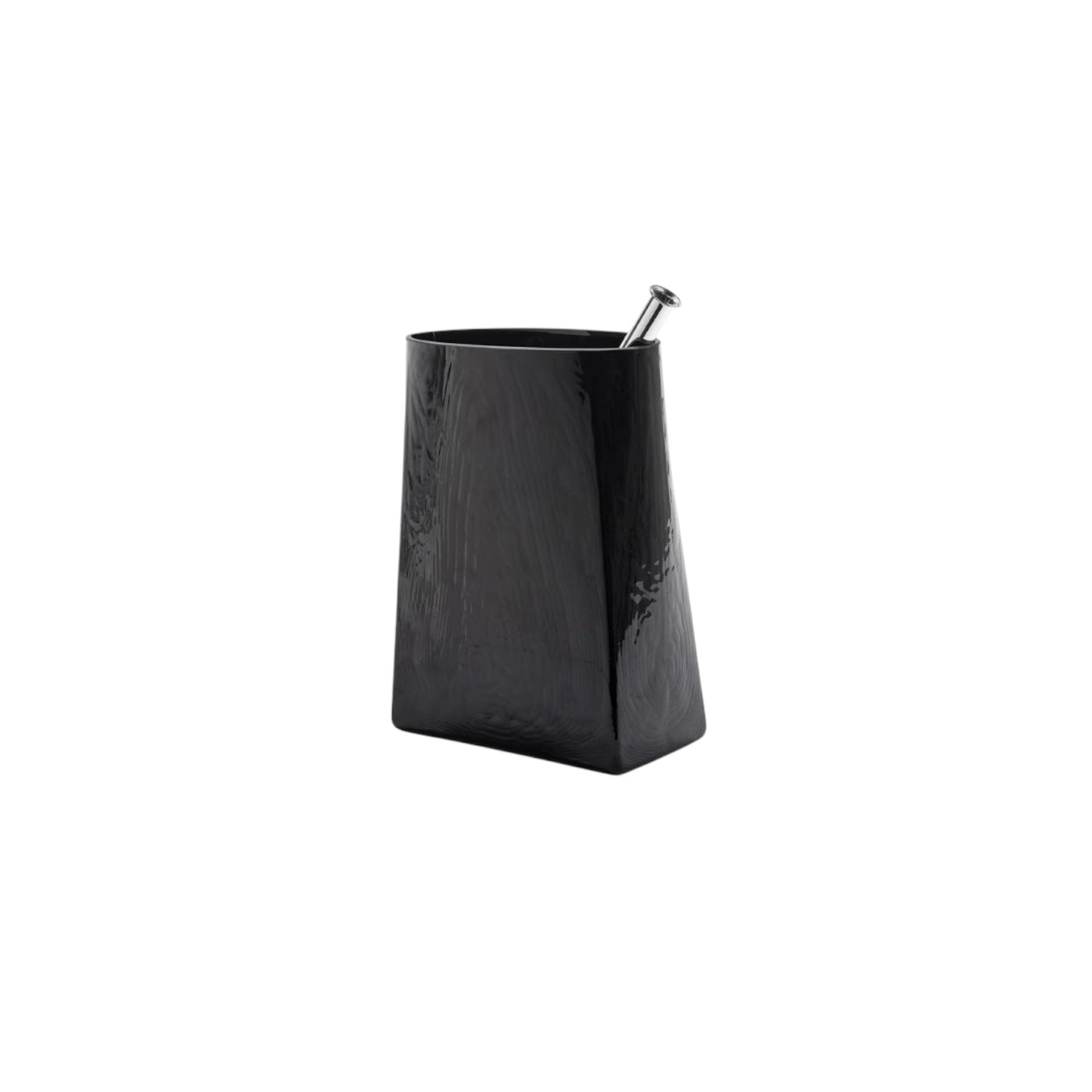SERAX Vase mit Glasröhrchen 03 Schwarz