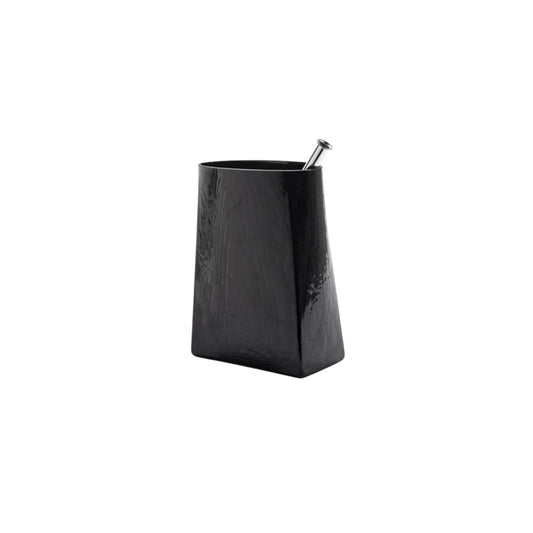 SERAX Vase mit Glasröhrchen 03 Schwarz