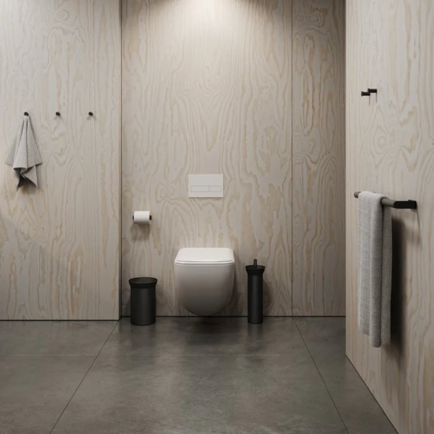 Aura Toilettenbürste Schwarz