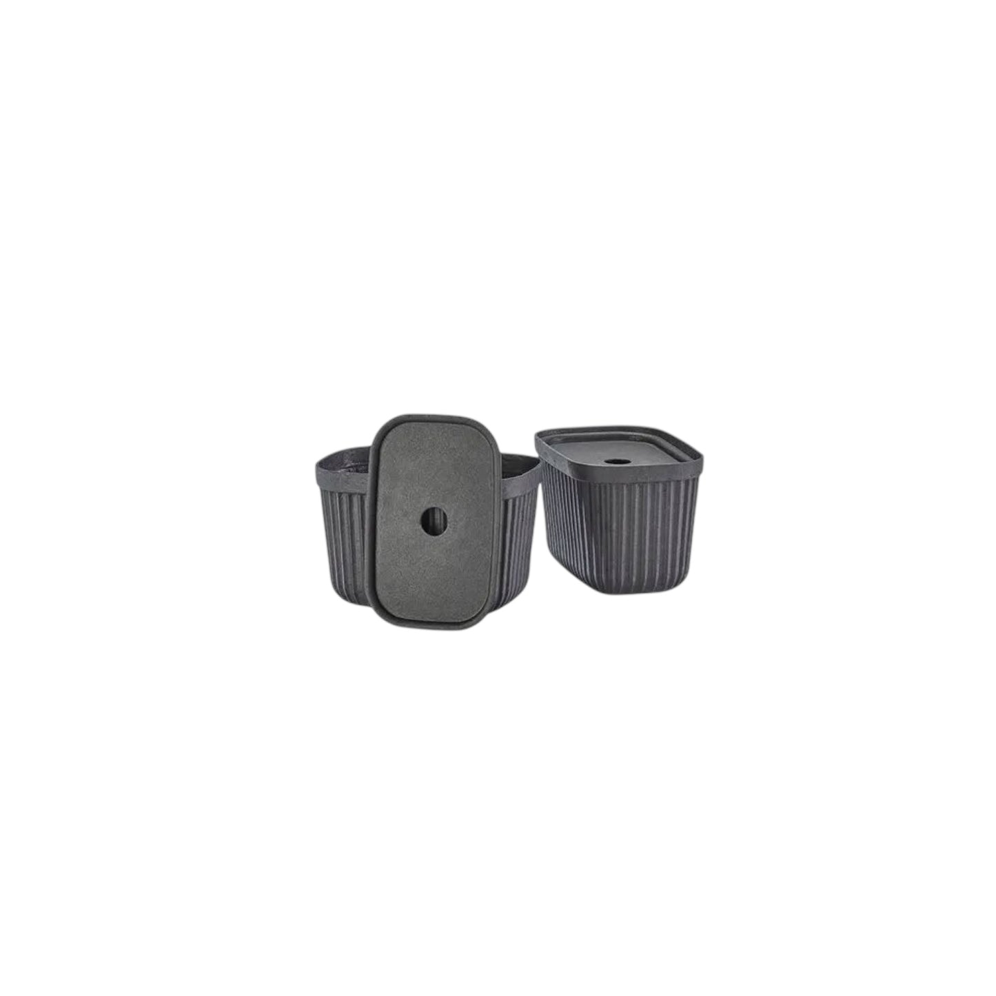 Zone Aufbewahrungs-box (2-er Set) Pulp S Schwarz