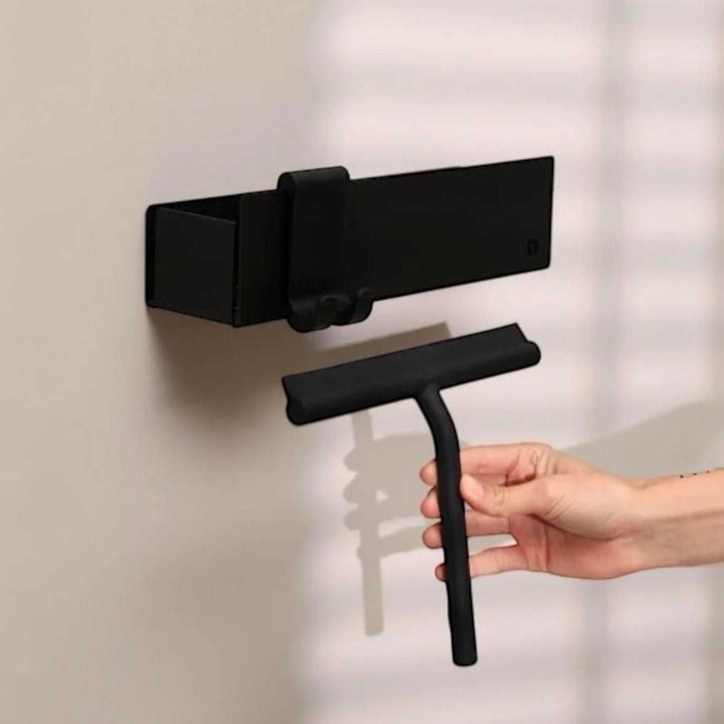 nordesign Duschabzieher Schwarz