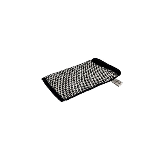 Solwang Waschhandschuh BIO Schwarz/ Weiss