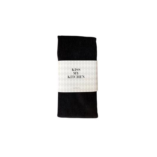 KMK Küchenhandtuch Soft Cotton Schwarz