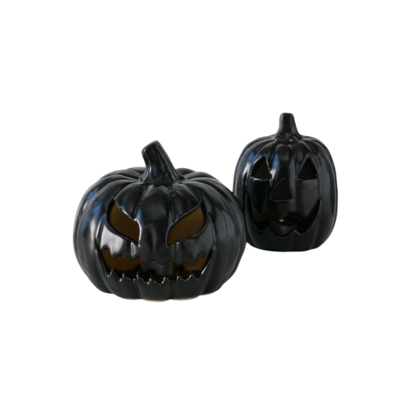 Boltze Kürbis Baldomero (2er Set) Schwarz