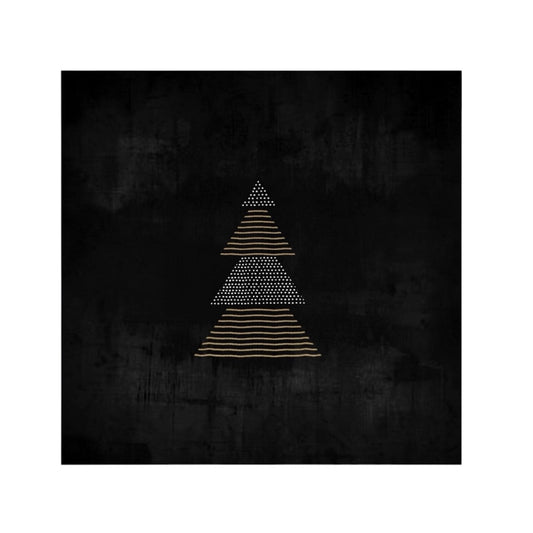 ppd Lunch Servietten Pure Christmas Schwarz