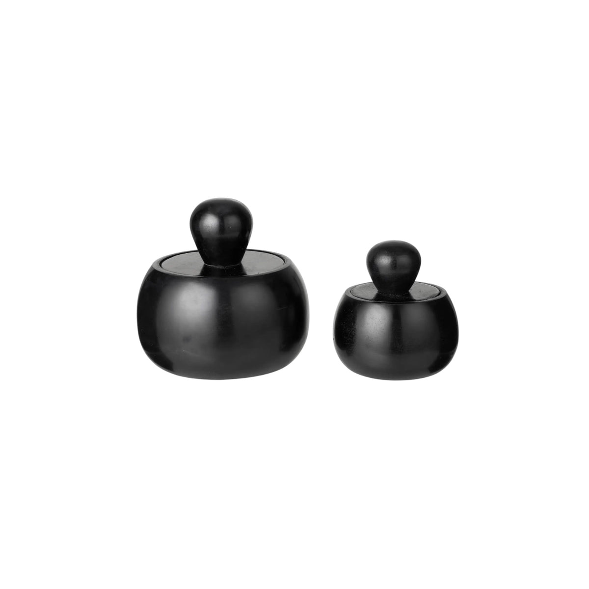 Nordstjerne Marblelous Glas II mit Deckel Schwarz