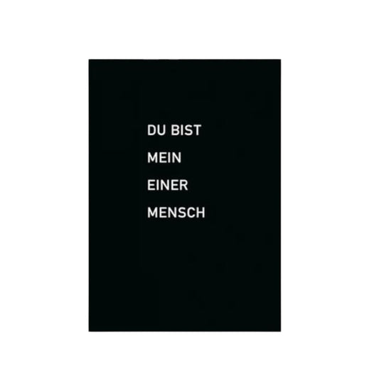 Postkarte Du bist.....
