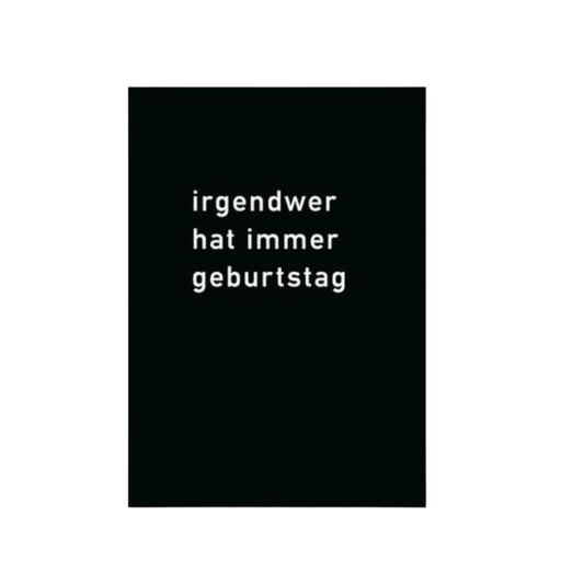 Postkarte Irgendwer....