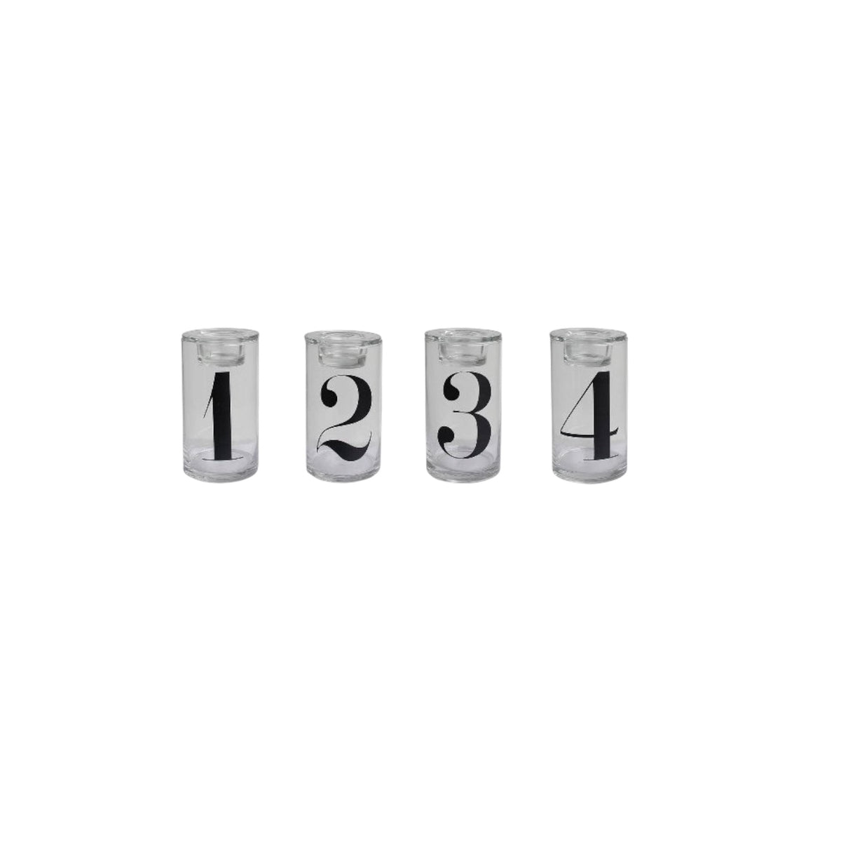 Kaheku mobiler Adventskranz 1 bis 4 (4-er Set) Myra Schwarz