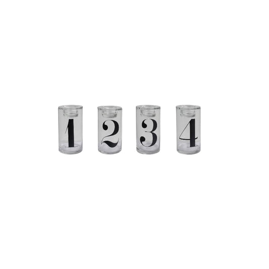 Kaheku mobiler Adventskranz 1 bis 4 (4-er Set) Myra Schwarz