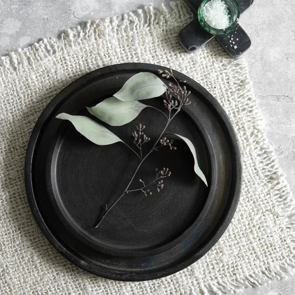 Bazar Bizar Untersetzer Marmor Schwarz