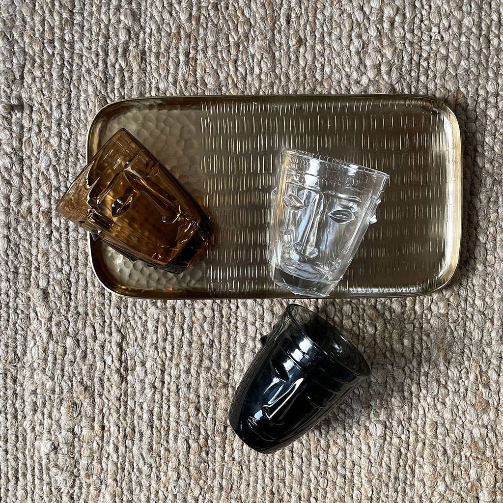 Opjet Paris Glas mit Gesichtsform Schwarz