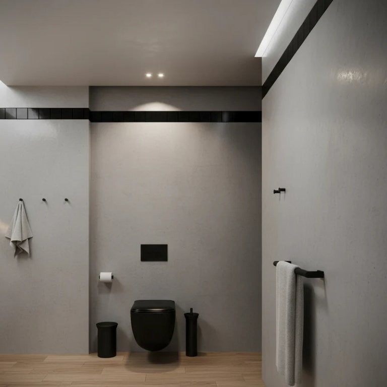 Aura Handtuchhalter Schwarz